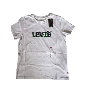 Levi's Perfect Tee Women's XS lilac Desert Logo Graphic T-Shirt New Tags NWT